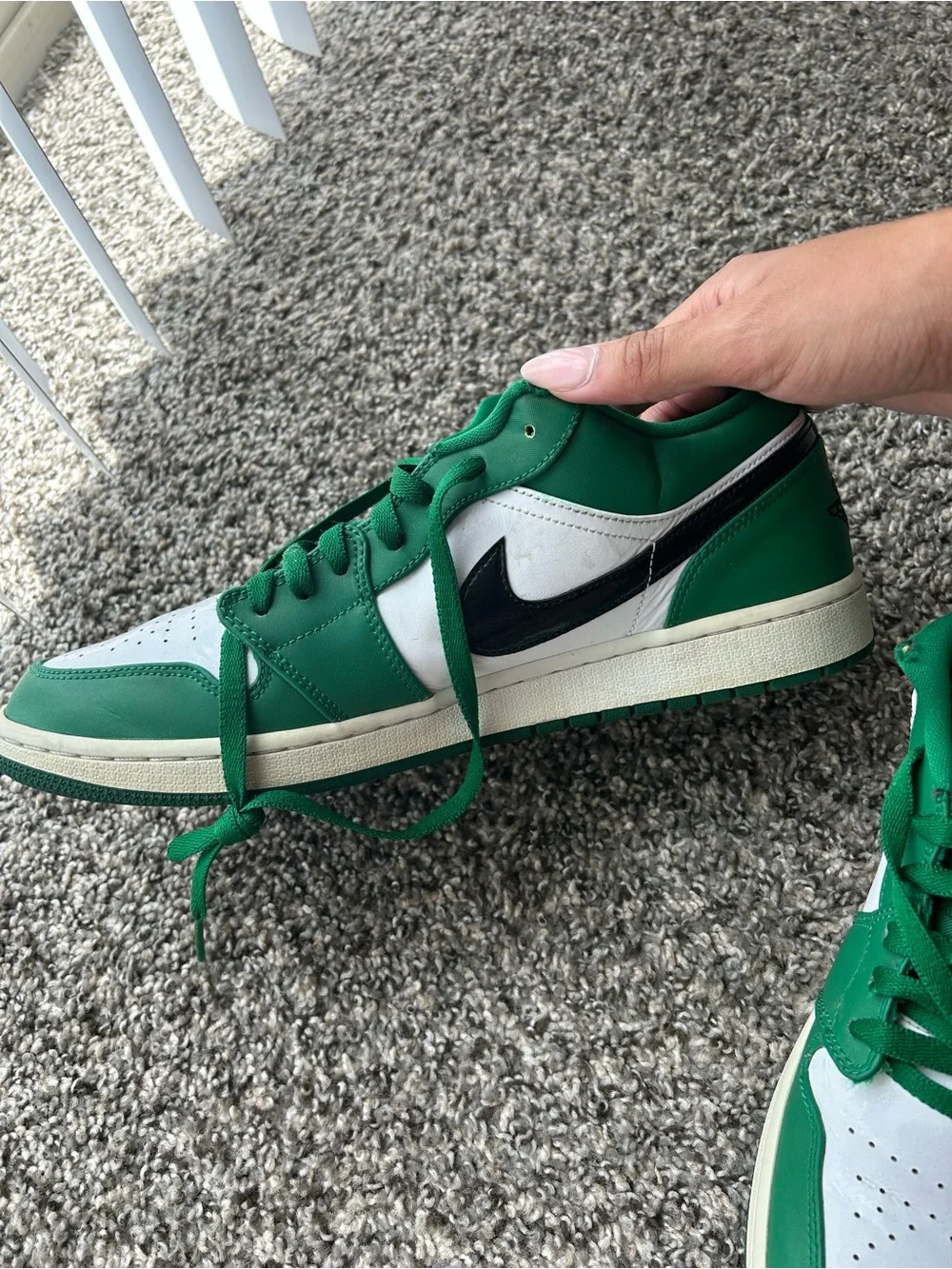 Air Jordan 1 Low Pine Green